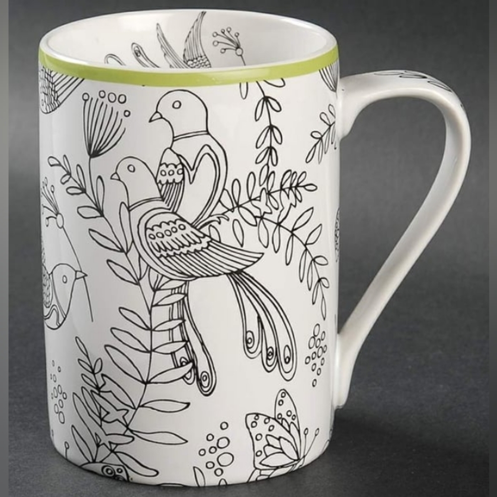 Birds print mug - Cynthia Rowley